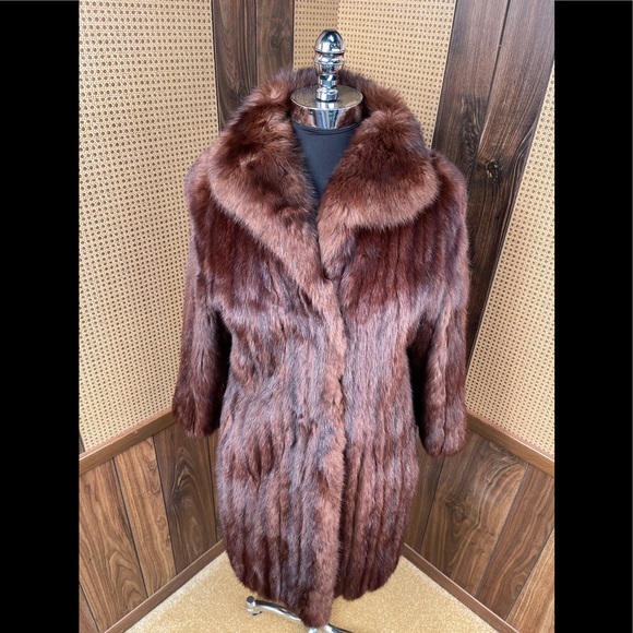 Vintage Bill Marre Inc. Sable Fur Coat Jacket - Picture 2 of 12
